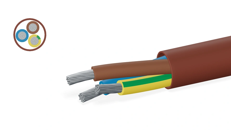 High-Temperature Silicone Wires & Cables reference construction illustration