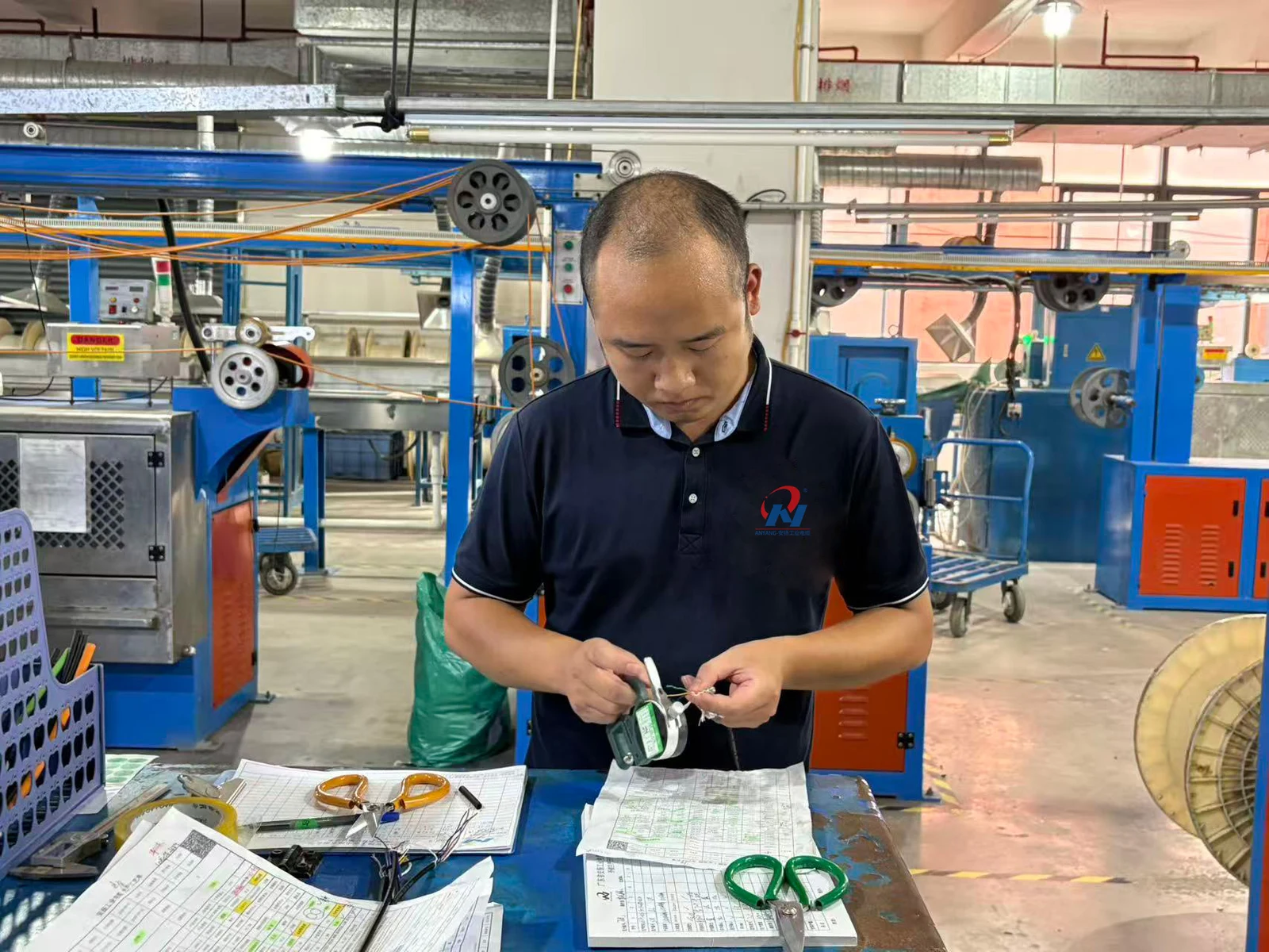 Sheath first-piece inspection at ANYANG