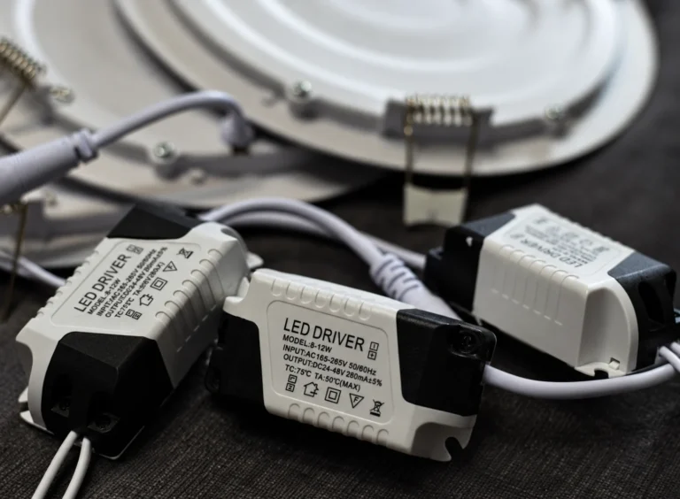 LED drivers with attached connection wires
