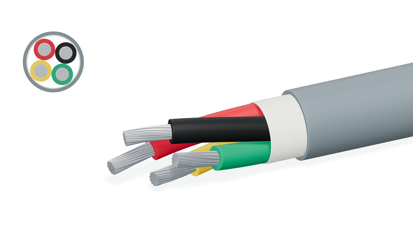Extra-Flexible Silicone Wires & Cables reference construction illustration