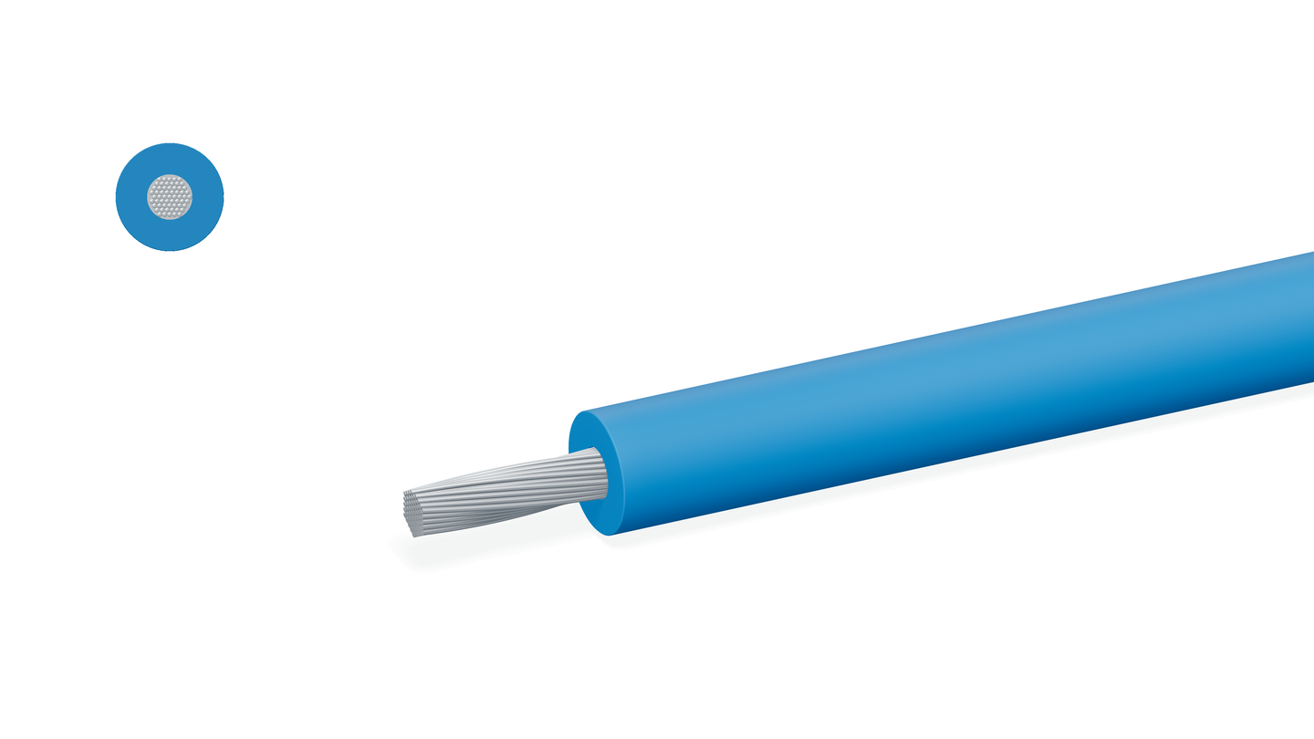 Flexible Silicone Wires & Cables reference construction illustration